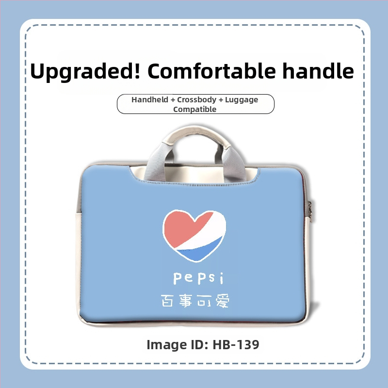 MSRPYM Nešiojamojo kompiuterio krepšys su karikatūriniu piešiniu ir pūkine įdaila MacBook Pro ir MacBook Air