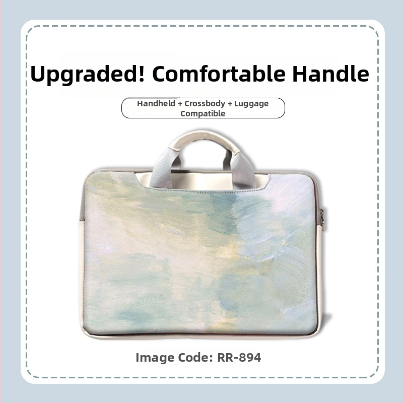 MSRPYM Nešiojamojo kompiuterio krepšys su karikatūriniu piešiniu ir pūkine įdaila MacBook Pro ir MacBook Air