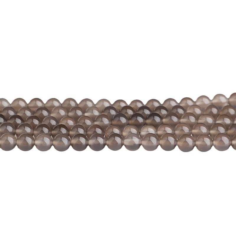 Rongyi polirane okrugle agatne perle za DIY nakit