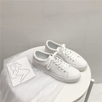 Far Step pantofi sport femei, supra PU, talpă din cauciuc, șiret frontal, căptușeală din piele, profil scăzut