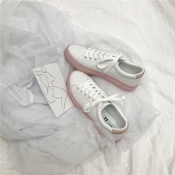 Far Step pantofi sport femei, supra PU, talpă din cauciuc, șiret frontal, căptușeală din piele, profil scăzut