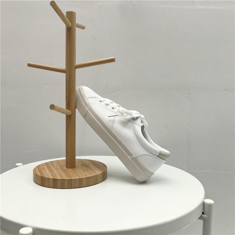 Far Step pantofi sport femei, supra PU, talpă din cauciuc, șiret frontal, căptușeală din piele, profil scăzut