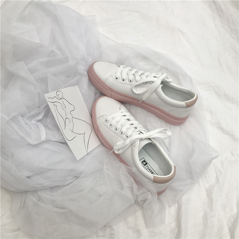 Far Step pantofi sport femei, supra PU, talpă din cauciuc, șiret frontal, căptușeală din piele, profil scăzut