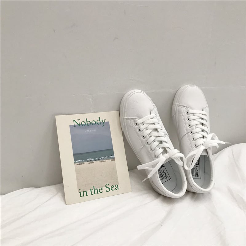 Far Step pantofi sport femei, supra PU, talpă din cauciuc, șiret frontal, căptușeală din piele, profil scăzut