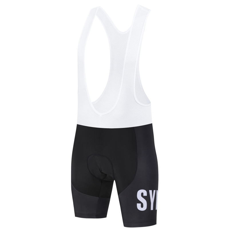 Syn muški šorcevi za cestovno bicikliranje s naramenicama, odvode vlagu, prozračnost, Lycra, ublažavaju udarce, uski kroj, ljeto