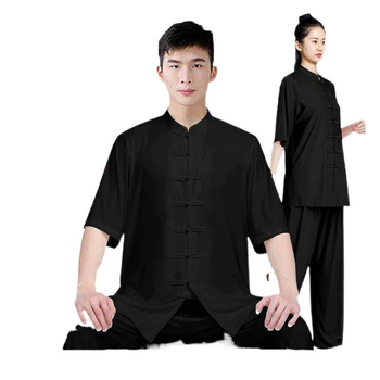 Костюм Тай Чи за жени – памучно-винилонова тъкан (vinylon 81–90%), ленена подплата (81–90%), за възрастни