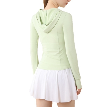 Női kapucnis nylon kültéri széldzseki | gyorsan száradó, lélegző, UV50 védelem, hosszú ujjú