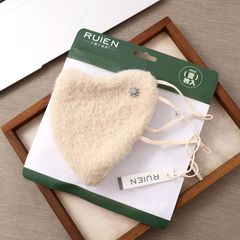 Najlon toplinska maska s ušnim remenima, unisex, jesen-zima, prozračna