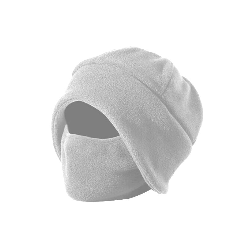Fleece-ből készült kerékpáros maszk, szélálló és hidegálló, integrált maszkos sapka fülvédővel, uniszex