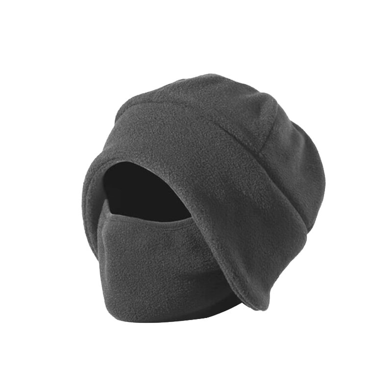 Fleece-ből készült kerékpáros maszk, szélálló és hidegálló, integrált maszkos sapka fülvédővel, uniszex