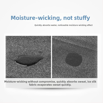 Εξωτερικός λαιμός από ice silk με σχέδιο για τα αυτιά και μάσκα ιππασίας – αναπνέει, φιλικό προς το δέρμα αξεσουάρ κεφαλής για ενήλικες (unisex)