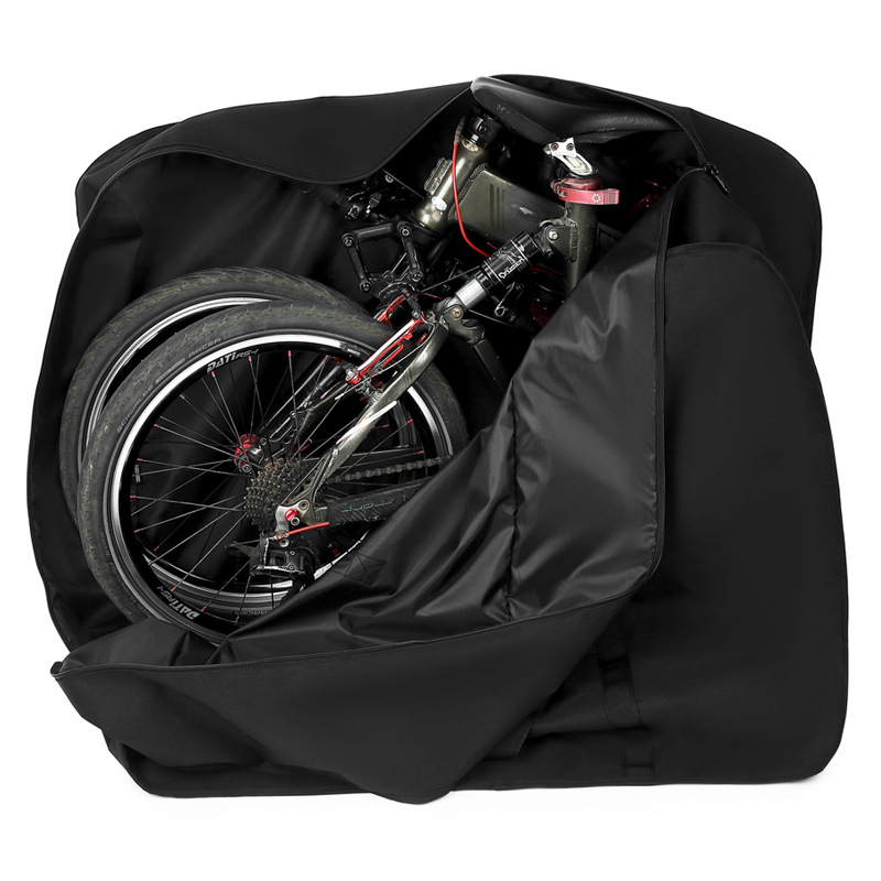 Сгъваема чанта за велосипед – Материал: Oxford платно; Марка: GOSR; Модел: DC-02; Функция: Съхранение
