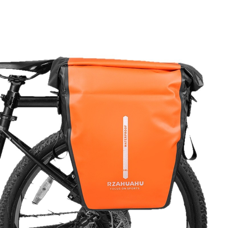 Велосипедна чанта, 18-литров капацитет, 500D PVC клип-мрежеста тъкан, модел HFG-0340, Demonknights