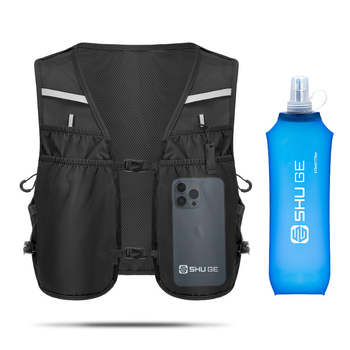 Sportos mellény hátizsák — ultrakönnyű, légáteresztő hátsó panel, lopás elleni zseb, bővíthető tárolókapacitás