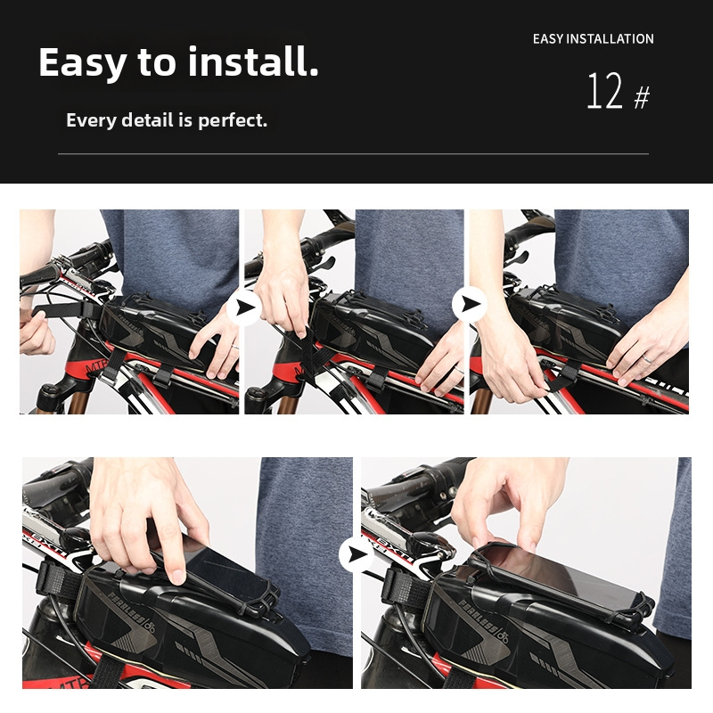 Чанта за горната тръба на велосипеда – XINTOWN XT0404, PVC, 1L