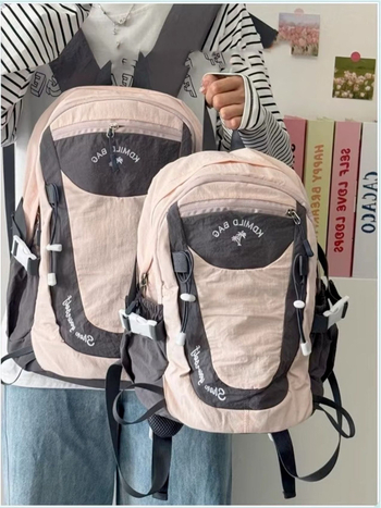 Uniszex hátizsák kempingezéshez, 20-35L, nejlon, ultrakönnyű és kopásálló, kompatibil 14 hüvelykes laptophoz