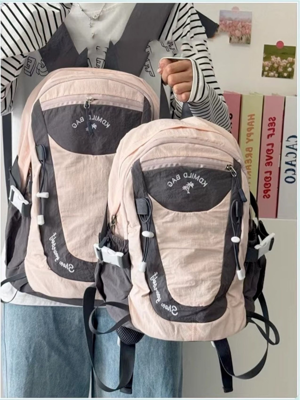 Uniszex hátizsák kempingezéshez, 20-35L, nejlon, ultrakönnyű és kopásálló, kompatibil 14 hüvelykes laptophoz