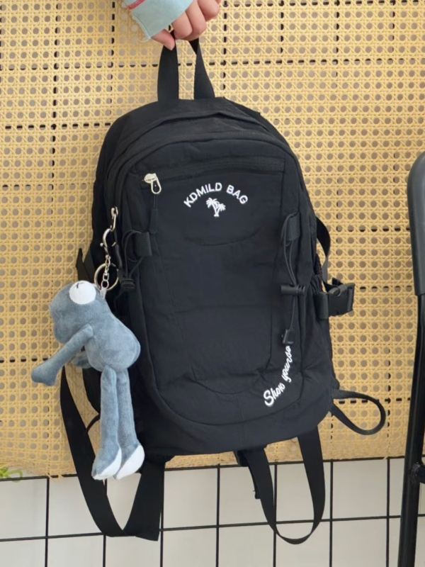 Uniszex hátizsák kempingezéshez, 20-35L, nejlon, ultrakönnyű és kopásálló, kompatibil 14 hüvelykes laptophoz