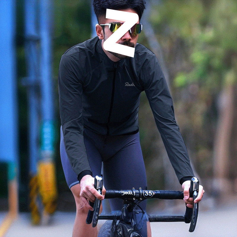 Szélálló kerékpáros dzseki, uniszex, hosszú ujjú, gyorsan száradó, téli használatra