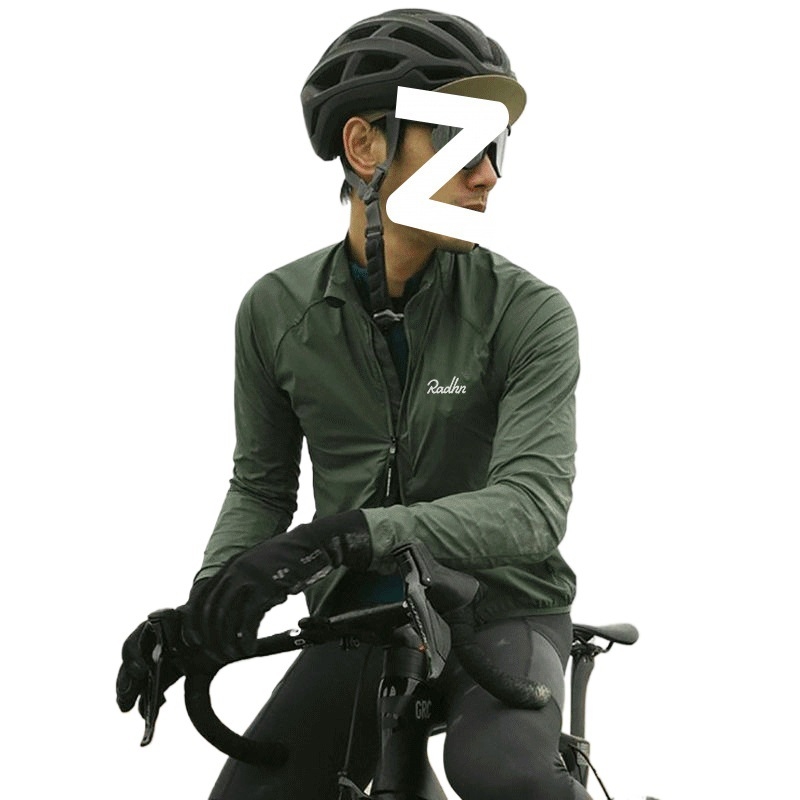 Szélálló kerékpáros dzseki, uniszex, hosszú ujjú, gyorsan száradó, téli használatra