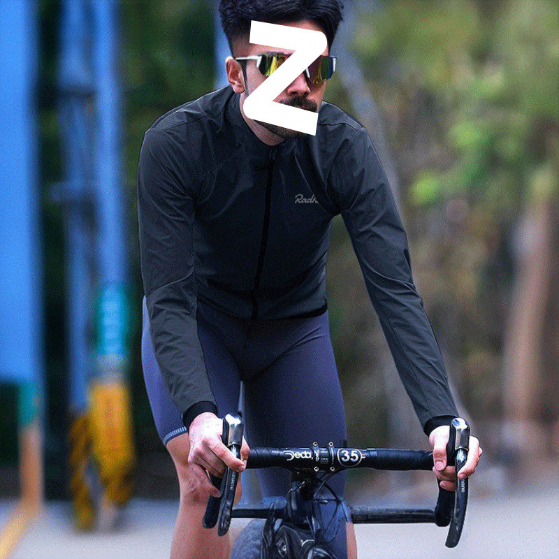 Szélálló kerékpáros dzseki, uniszex, hosszú ujjú, gyorsan száradó, téli használatra