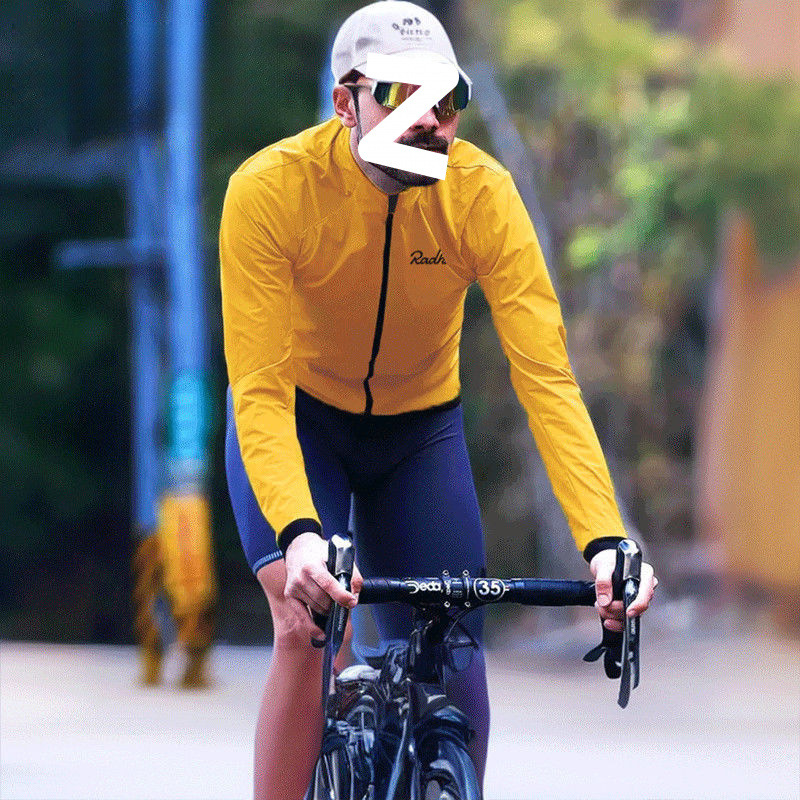 Szélálló kerékpáros dzseki, uniszex, hosszú ujjú, gyorsan száradó, téli használatra