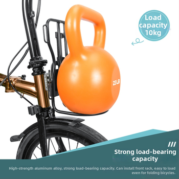 Преден багажник за велосипед със малка платнена чанта — Bikf-bag107, пластмаса; функция: съхранение; марка: Newboler