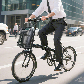 Преден багажник за велосипед със малка платнена чанта — Bikf-bag107, пластмаса; функция: съхранение; марка: Newboler