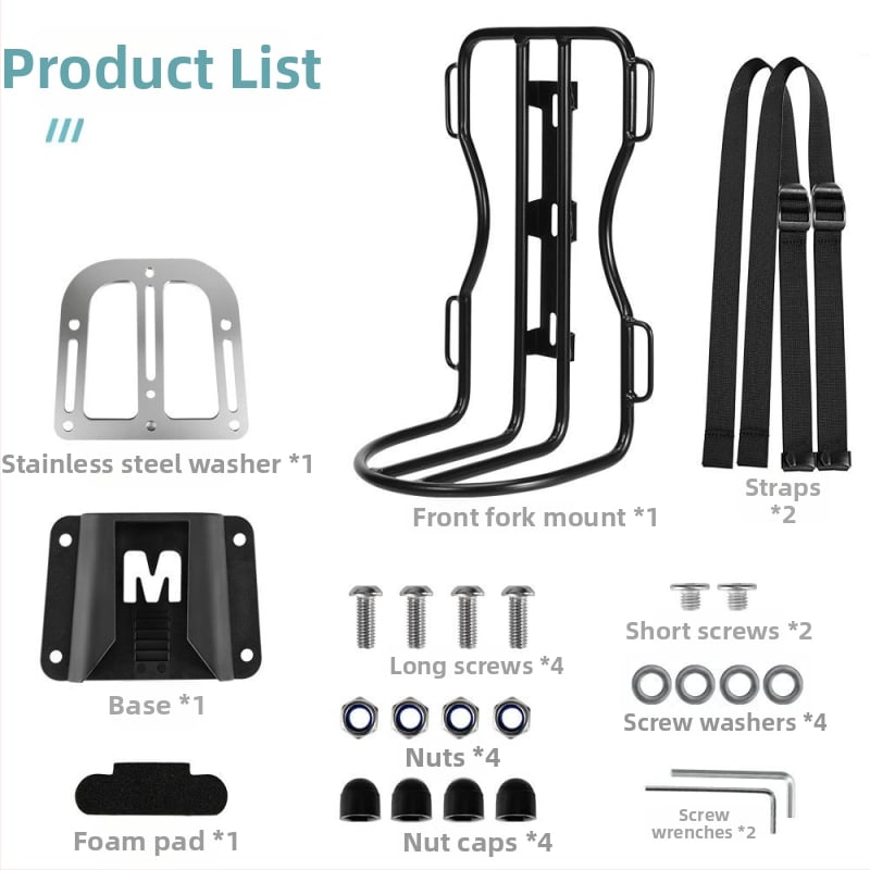 Преден багажник за велосипед със малка платнена чанта — Bikf-bag107, пластмаса; функция: съхранение; марка: Newboler