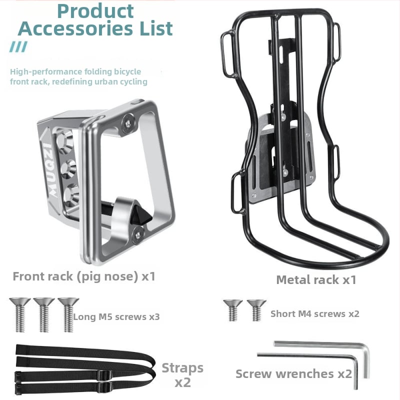 Преден багажник за велосипед със малка платнена чанта — Bikf-bag107, пластмаса; функция: съхранение; марка: Newboler