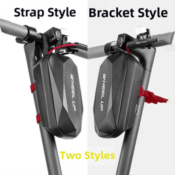 Чанта за кормило на велосипед, EVA материал, 3L капацитет, водоустойчива, лесно разглобяваща се, марка WHEEL UP