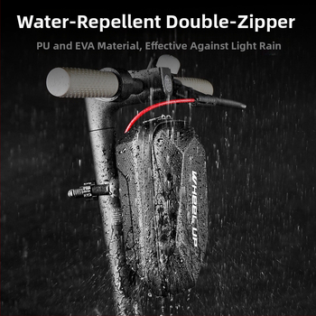 Чанта за кормило на велосипед, EVA материал, 3L капацитет, водоустойчива, лесно разглобяваща се, марка WHEEL UP