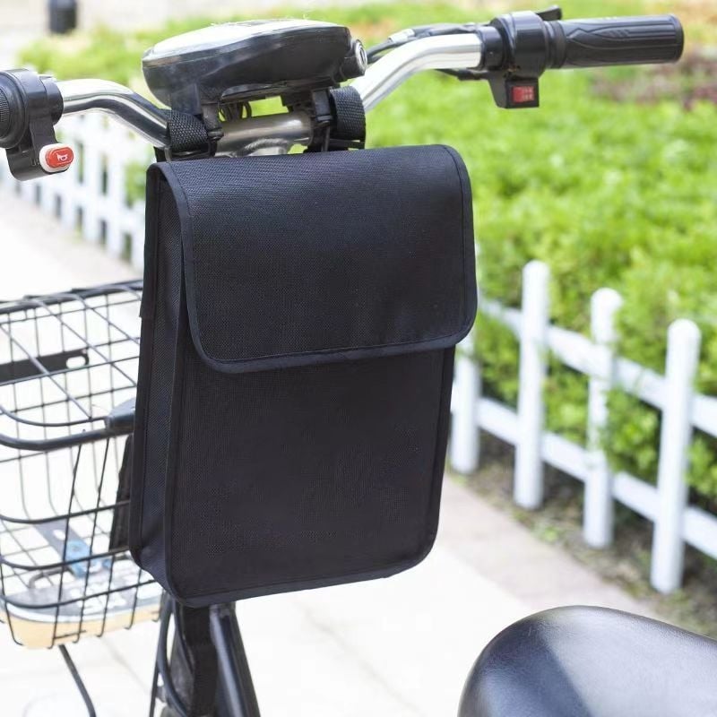 Чанта за електрически велосипед със странични отделения и задно висящо отделение, универсална голяма вместимост