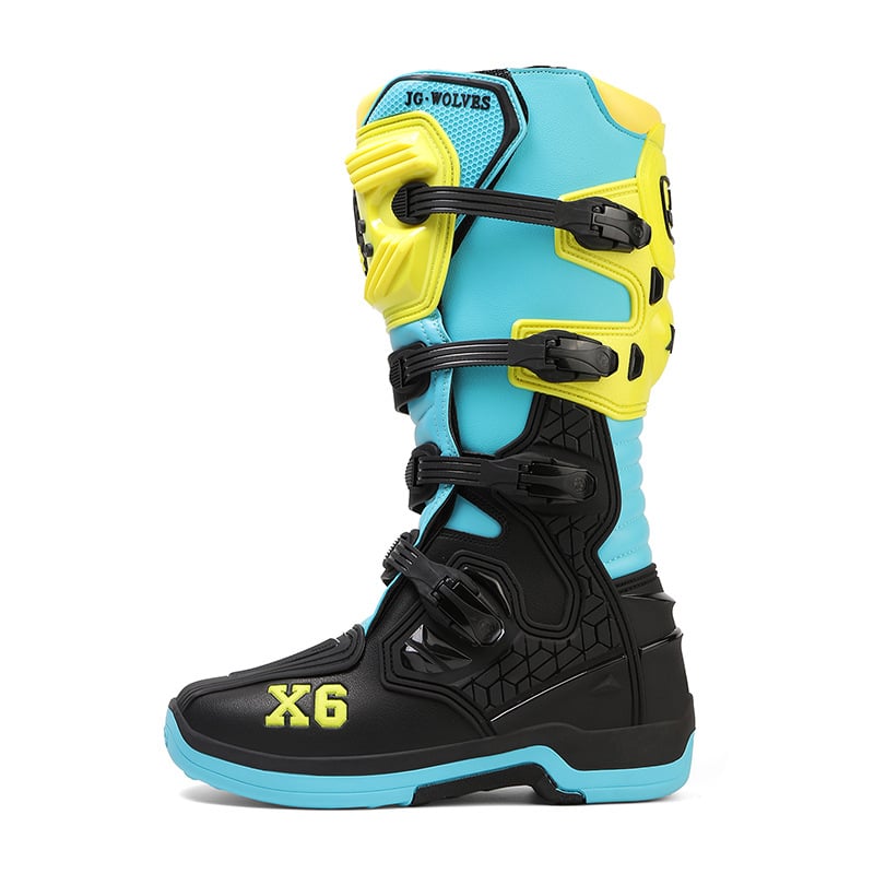 Off-Road rallija velosipēdu kurpes, augstās motociklu zābaki, vīriešiem un sievietēm — ūdensnecaurlaidīgas, pretslīdēšanas, izturīgas pret nolietojumu, triecienu absorbcija, triecienizturība