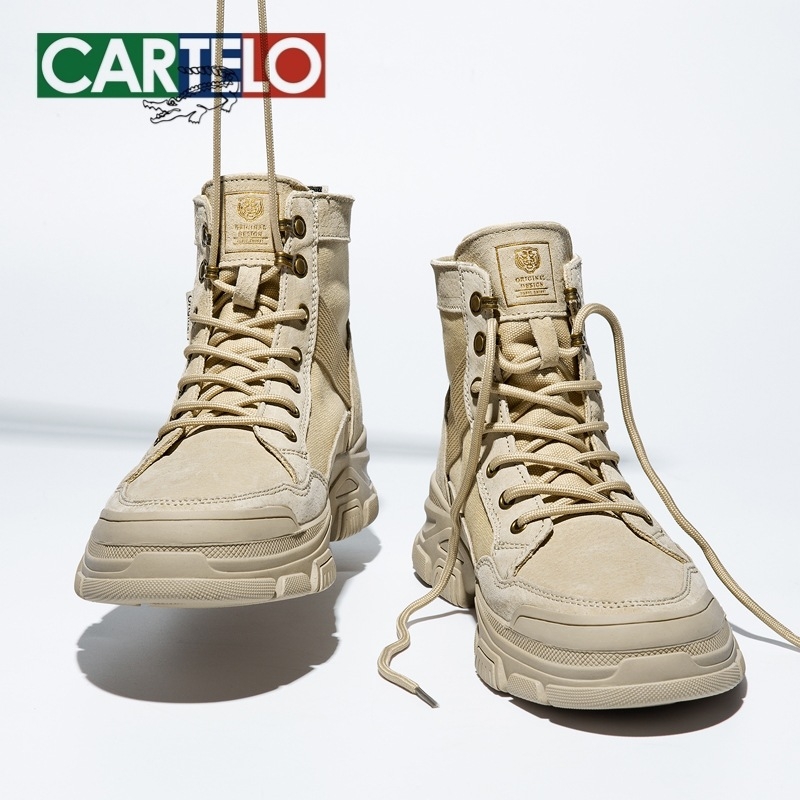 Martin batai aukšti, kvėpuojantys, suede apdaila, gumos padas, apvali nosis