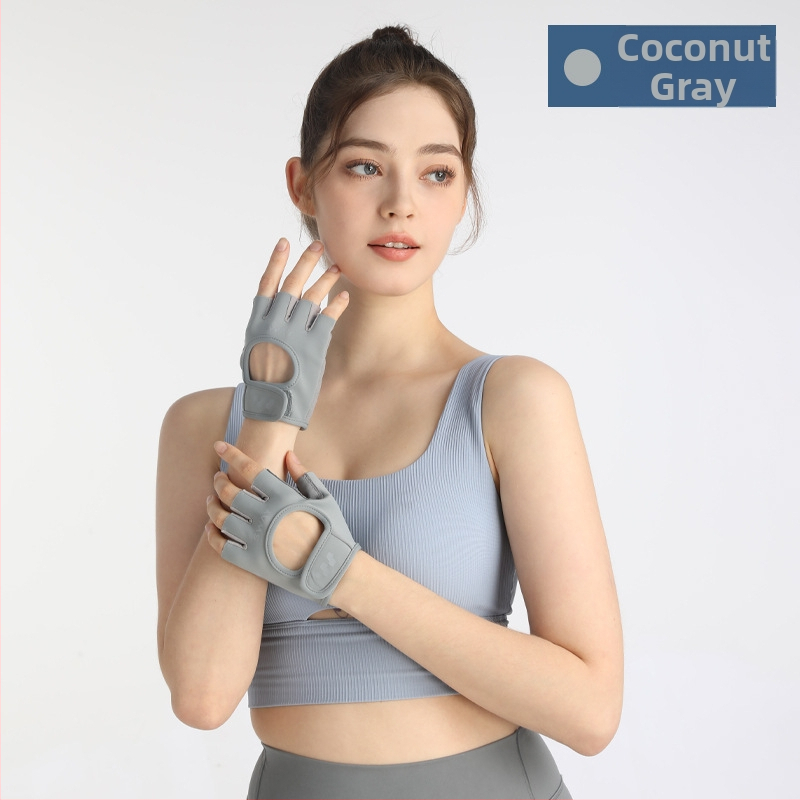 Mănuși de bicicletă cu degete parțiale, din piele, Sway, pentru adulți, unisex (fitness și ciclism)