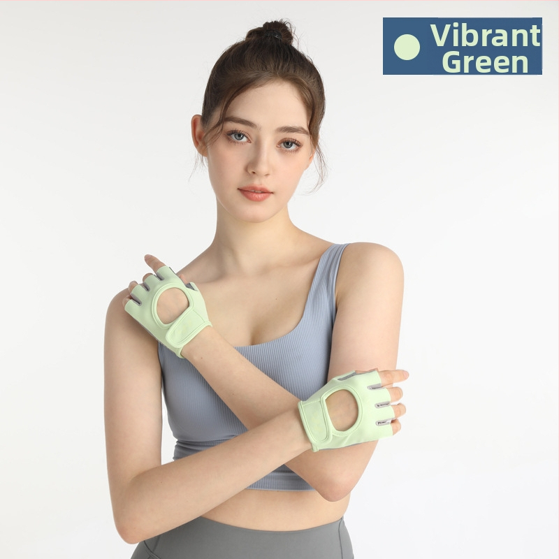 Mănuși de bicicletă cu degete parțiale, din piele, Sway, pentru adulți, unisex (fitness și ciclism)