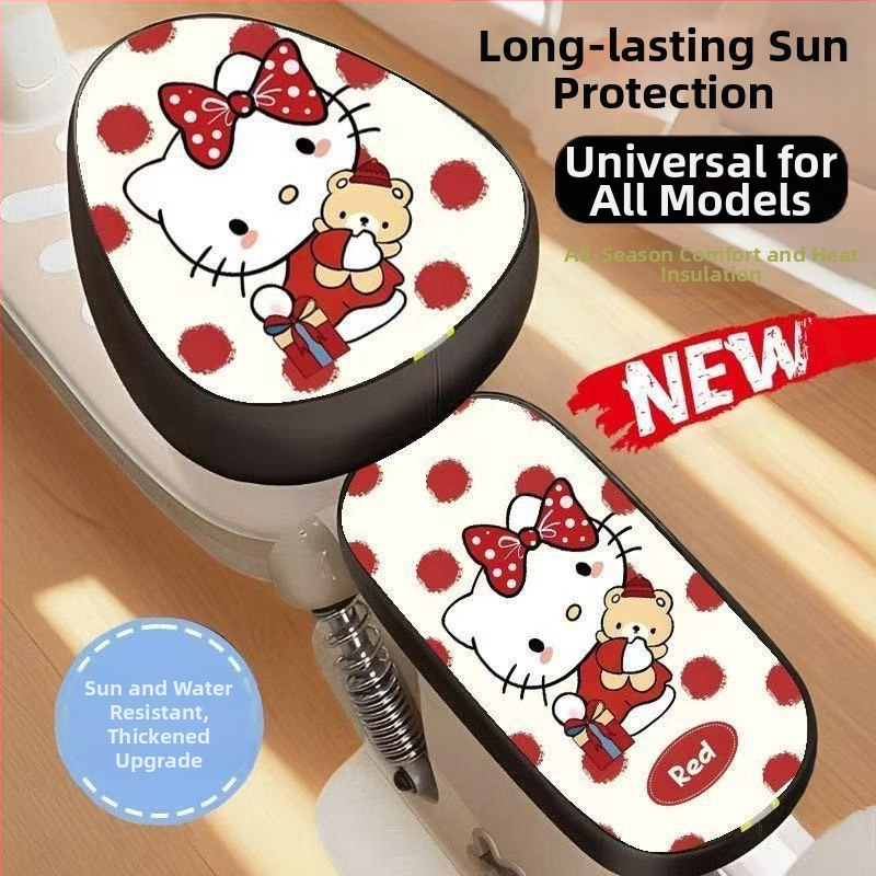 PU poťah sedadla elektrického bicykla — vodeodolný, zosilnený, univerzálny pre všetky ročné obdobia, kompatibilný s AIMA, YADI a Tailin