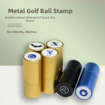 Golflabdákhoz pecsét – hengeres, műanyag, fotóérzékeny nyomtatási felület, modell SG-11