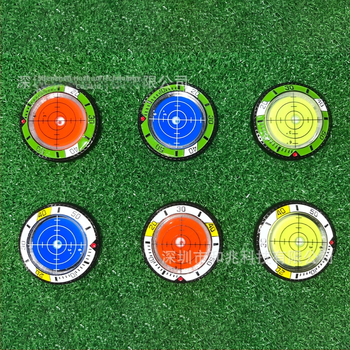 Κλιπ καπέλου γκολφ με μαγνητικό μαρκαδόρο για τη μπάλα και φυσαλίδα επιπέδου – Πλαστικό