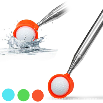 Τηλεσκοπικός συλλέκτης μπάλας από ανοξείδωτο ατσάλι, χειροκίνητος συλλέκτης μπάλας γκολφ, 10–13 τμήματα