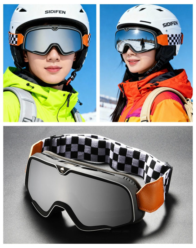 Ски очила Stephen – TPU материал, анти-замъгляване, ветроустойчиви, водоустойчиви, защита на очите, за възрастни