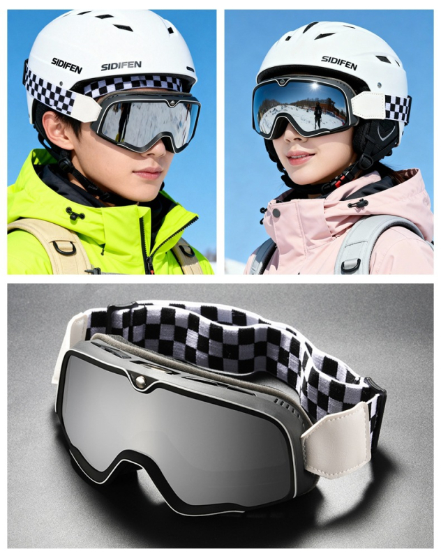 Ски очила Stephen – TPU материал, анти-замъгляване, ветроустойчиви, водоустойчиви, защита на очите, за възрастни