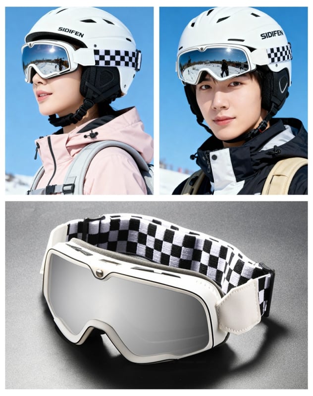 Ски очила Stephen – TPU материал, анти-замъгляване, ветроустойчиви, водоустойчиви, защита на очите, за възрастни