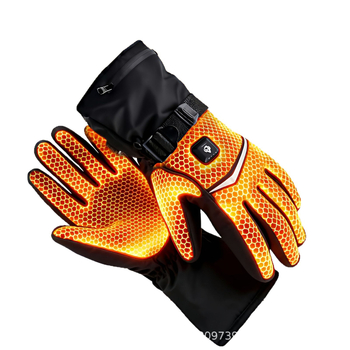 Mănuși încălzite, reîncărcabile pentru ciclism, unisex adulți, cu material acoperit, mansetă lungă