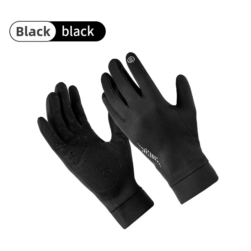 Mănuși unisex pentru ciclism și exerciții, poliester, grosime medie, cu degete separate, Leapfrogger