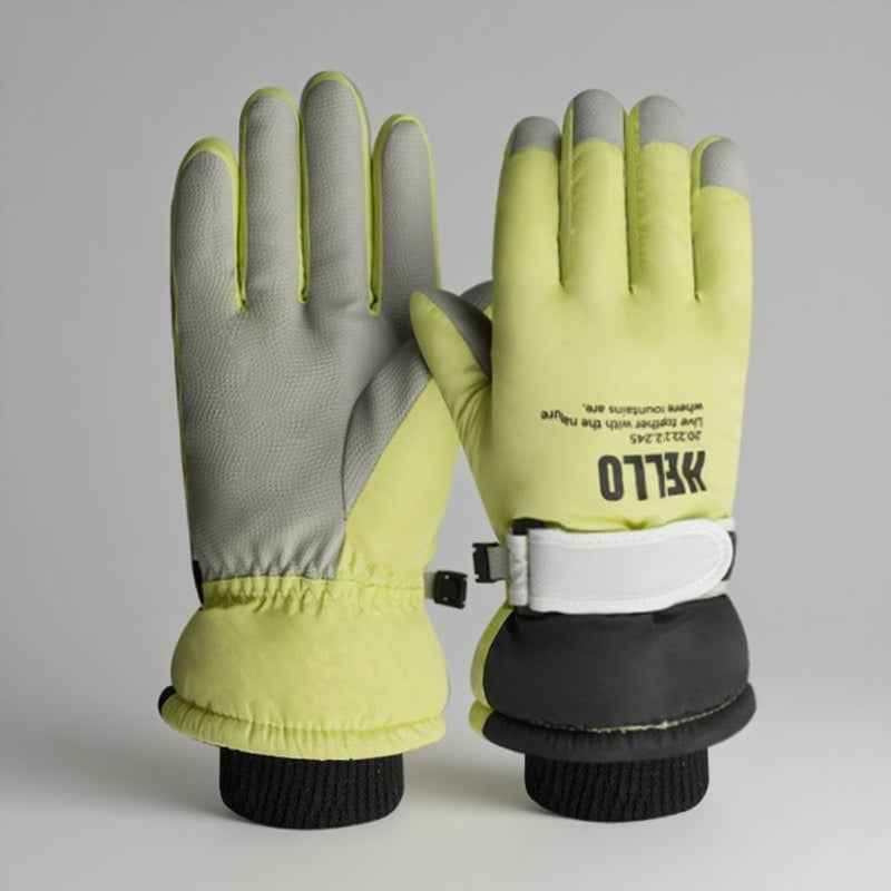 Unisex zimske rukavice za biciklizam i skijanje, otporne na vjetar, vodootporne, kompatibilne s dodirnim zaslonom, podstavljene fleesom, izolirane
