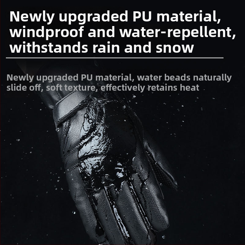 Skijaške rukavice - Unisex, do -40°C, otporne na vjetar i vodu, poliester, kompatibilne s dodirnim zaslonom