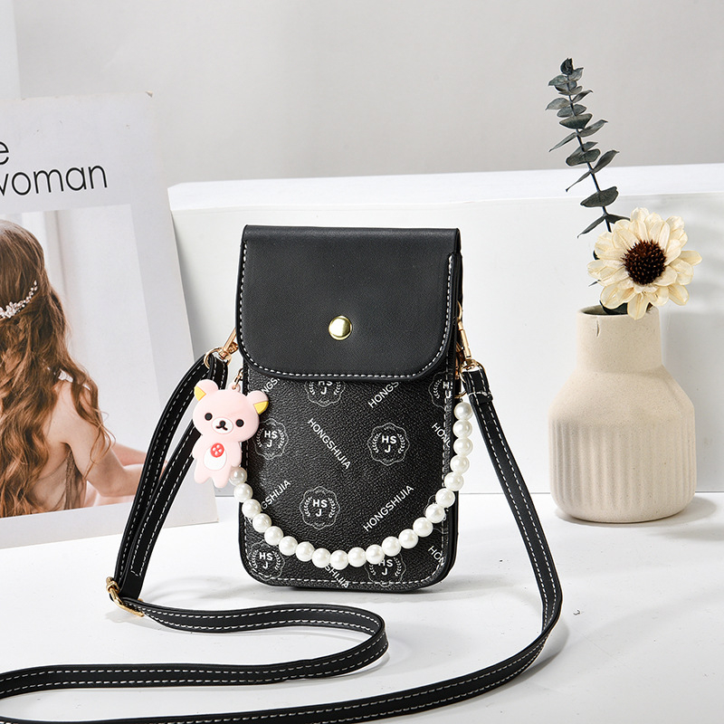 Geantă crossbody pentru femei din PU, formă pătrată mică, siluetă verticală, buzunar pentru telefon, închidere cu capac