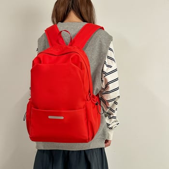 Miško stiliaus didelės talpos kuprinė su nešiojamojo kompiuterio ir kameros kišenėmis, nailonas, užtrauktukas, mezzanine skirsnis